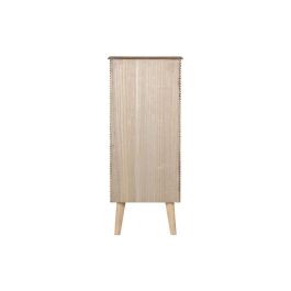 Cómoda DKD Home Decor Dorado Marrón claro Madera Madera de Paulonia Madera MDF Scandi 45 x 40 x 100 cm 42 x 40 x 100 cm