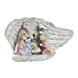 DKD Home Decor Nacimiento Navidad Tradicional Resina Beige Multicolor con Alas 8 x 12 x 20 cm Precio: 11.74668. SKU: B13HJ3S5GM