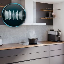 Cecotec Campana Convencional Bolero Flux TT 908000 Slim 90 cm Blanco A++ 3 velocidades