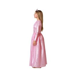 Disfraz de Princesa Rosa para Niña de 5-6 Años, con Mariposas, 2 Piezas (Blusa y Falda) de Poliéster, Temática Fantasía y Carnaval