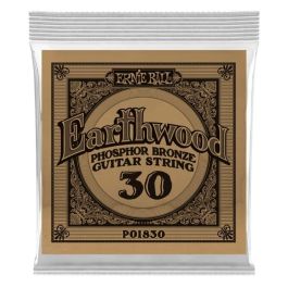 Ernie Ball Slinky Phosphor/Bronze 030 Cuerdas para Bajo Acústico, Sonido Meloso Resonante, Bronce y Fósforo
