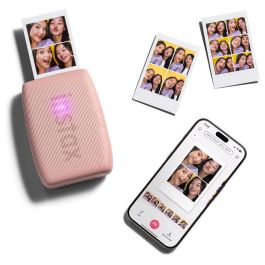 Fujifilm Instax Mini Link 3 - Impresora de fotos instantáneas compacta, conexión inalámbrica, efectos AR, modo collage, USB-C, impresión desde vídeo, ideal para selfies