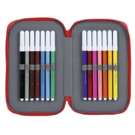 Plumier Doble Real Sporting de Gijón Blanco Rojo 12.5 x 19.5 x 4 cm (28 piezas) Plumier Doble Real Sporting de Gijón Blanco Rojo 12.5 x 19.5 x 4 cm (28 piezas)