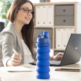 Inde Botella Plegable de Silicona Bentle Innovagoods - 6 x 13.5 x 6 cm (12 Unidades)