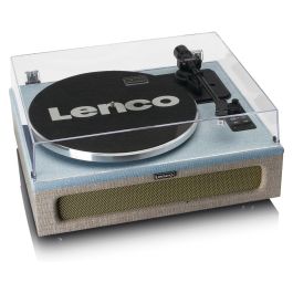 Lenco LS-440BUBG - Tocadiscos Vinilo con 4 Altavoces Integrados, Plato Giratorio