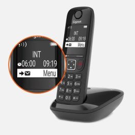 Teléfono fijo GIGASET AS690 Negro Teléfono fijo GIGASET AS690 Negro