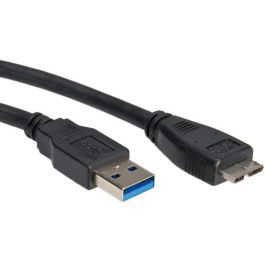 ROLINE 11.02.8873 Cable USB A a Micro-USB B, USB 3.2 Gen 1, 0.8m, Negro