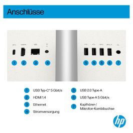 HP All-in-One 24-ct2054ng Ryzen AI 5 340 16GB RAM 1TB SSD Win11 BV5G7EA#ABD