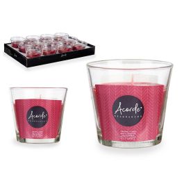 Vela Vaso Manzana Y Canela 28H Acorde 8X8CM (12 Unidades)