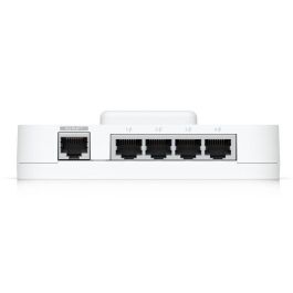 Ubiquiti Gate Hub Avanzado para Control de Acceso y Gestión de Intercomunicadores con 5x RJ-45, PoE++, Montaje en Carril DIN