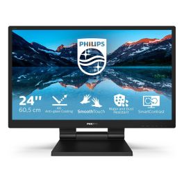 Philips 242B9TL - Monitor táctil IPS Full HD de 23.8" (60.5cm) - Resolución 1920 x 1080, 5ms, puertos HDMI, DisplayPort, USB, Negro Precio: 531.94999979. SKU: B18T7VM3KJ