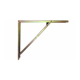 Fepre Escuadra de acero plegable abat-plan bicromatado 40 x 52 cm, alta resistencia, peso máximo 400kg