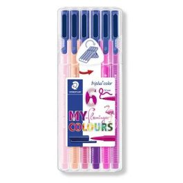 Rotulador Fibra Staedtler 323 Triplus Color Flamingo Estuche De 6 (Violeta, Magenta, Carmin Claro, Rojo Burdeos, Salmon, Violeta Oscuro) 2 unidades Precio: 14.49999991. SKU: B1JASYTY6M