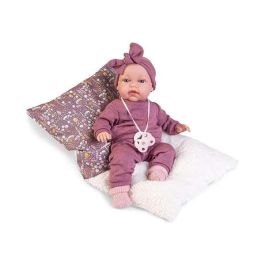 Muñeca baby toneta palabritas,(cuerpo tela)si aprietas su barriga balbucea con saco de borreguillo 34 cm Precio: 46.9964. SKU: B12X24NSYZ