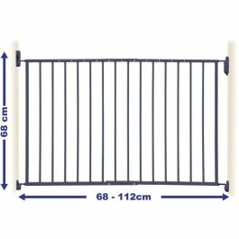 Dreambaby Barrera de Seguridad Arizona Extenda Extensible para Atornillar L 68-112 cm A 68 cm Gris, Ideal Escaleras. Dreambaby Barrera de Seguridad Arizona Extenda Extensible para Atornillar L 68-112 cm A 68 cm Gris, Ideal Escaleras.