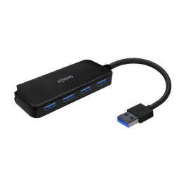 AISENS - HUB USB 3.0, TIPO A/M-4XTIPO A/H, NEGRO, 15CM Precio: 7.79000057. SKU: B1B69MXKMP