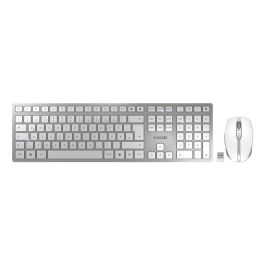 Cherry DW 9100 Slim - Set Teclado y Ratón Inalámbrico, Blanco/Plata, Diseño QWERTZ Alemán Precio: 126.89000049. SKU: B12CYGLETW
