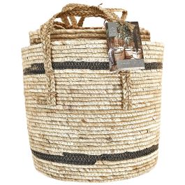 Home Deco Factory Juego de 3 Cestas Mirage Ecológicas con Asas