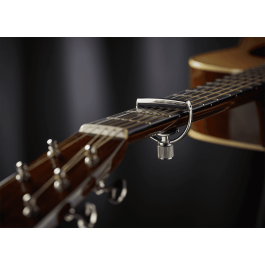 G7Th Cejilla Adaptable para Guitarra Estilo 1 Ancho - Plateada