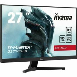 Monitor para PC - IIYAMA - G2770QSU-B6 - 27 QHD - IPS rápido - 180 Hz - 0,2 ms - HUB HDMI/DP/USB - Altavoces - Negro