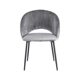 Silla Gris Tejido-Metal Contract 58 X 60 X 80,50 cm