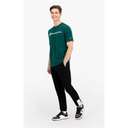 Pantalón Largo Deportivo Champion Rib Cuff Colour Block Negro Hombre 31
