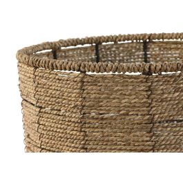 Macetero Tropical DKD Home Decor Marron 31 x 24 x 31 cm Set de 3 Macetero Tropical DKD Home Decor Marron 31 x 24 x 31 cm Set de 3