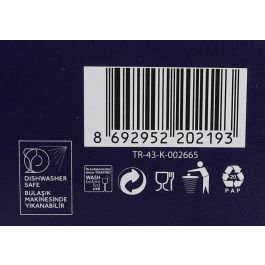 Lav Set 6 Vasos Odin 356 cc 7.1 x 7.1 x 14.5 cm (4 Cajas)