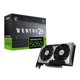 MSI GEFORCE RTX 5050 8G VENTUS 2X OC Tarjeta Gráfica NVIDIA GeForce RTX 5050 8 GB GDDR6 MSI GEFORCE RTX 5050 8G VENTUS 2X OC Tarjeta Gráfica NVIDIA GeForce RTX 5050 8 GB GDDR6 Precio: 283.50000041. SKU: B17MB7Y42M