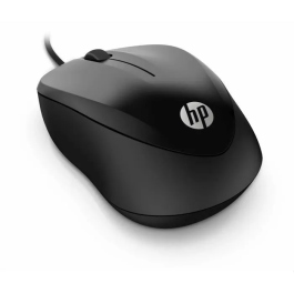 HP Ratón con Cable 1000 para Ordenador, Diseño Ergonómico y Precisión Optimizada para el Control