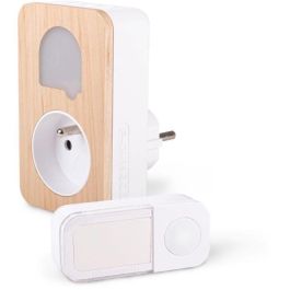 SCS SENTINEL CSF0105 SONE + Cosy Timbre inalámbrico y sin pilas con toma integrada, 25 melodías SCS SENTINEL CSF0105 SONE + Cosy Timbre inalámbrico y sin pilas con toma integrada, 25 melodías