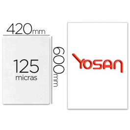 Yosan Bolsa Plastificar Brillo 420 x 600 mm 125 mc DIN A2 Caja 50 Unidades Precio: 101.79000007. SKU: B17PBKVDSW