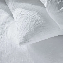 Today Juego de Cama 123320 para 2 Personas - 260x240cm - Gasa de Algodón Lisa - Tiza