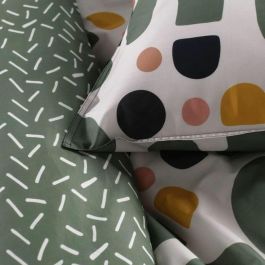 Today 121226 Juego de Cama Sunshine 240x220 cm 2 Personas Algodón 57 Hilos Sábana Nórdica y 2 Fundas Almohada Estampado Verde