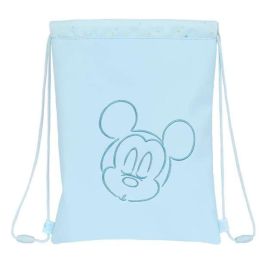 Safta Saco Plano Junior Mickey Mouse para 3 años Azul Claro Material PU