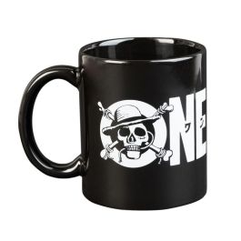 ERIK Taza de Cerámica Logo One Piece 350ml Apta para Lavavajillas y Microondas