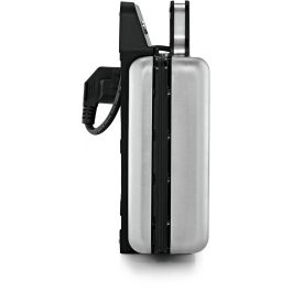 WMF Sandwichmaker Lono 0415150011 – 800W, Antiadherente, Fácil de Limpiar, Acero Inoxidable, Negro/Plata