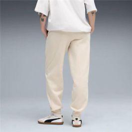 Pantalón Largo Deportivo Puma Maximal Metallic Com Beige Mujer