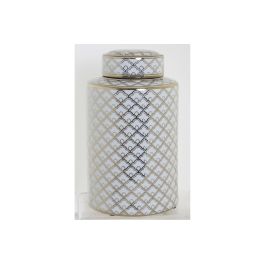 DKD Home Decor Jarrón Glam Blanco Dorado Porcelana 18 x 30.5 x 18 cm Precio: 30.68999956. SKU: S3015248