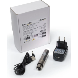 ALGAMLIGHT Receptor DMX Inalámbrico Hembra 3 Pines Batería 400m