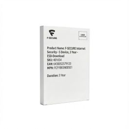 F-Secure Internet Security 5 Dispositivos 3 Años ESD-DownloadESD Precio: 208.5000005. SKU: B15BASK8F5