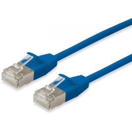Equip 606135 Cable de Red Patch Cat6a F/FTP 2m Azul Slim LSZH RJ45 10 Gigabit Ethernet PoE+ Libre Halógenos