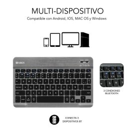 SUBBLIM funda de tablet con teclado bluetooth KeyTab Pro BT Samsung GT A8 10.5 X200/205