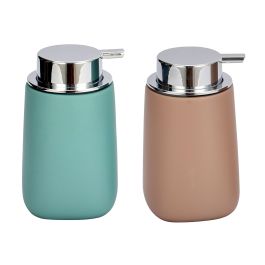 DKD Home Decor Dosificador Urban de Dolomite, ABS y Cromado para Jabón/Gel Azul Rosa Plateado 9x9x14.5 cm Set 4 Unidades Precio: 16.1172. SKU: B12TMB3WYH