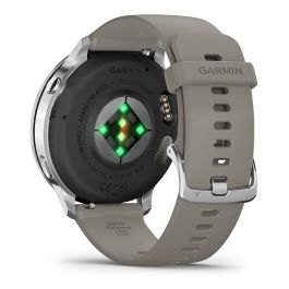 Garmin Venu 4 Reloj Inteligente 45mm AMOLED Pantalla Táctil GPS Negro/Plata/Gris Silicona Banda Monitor Frecuencia Cardíaca