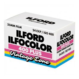 Ilford Ilfocolor 400+ 135/24 Vintage Tone - Carrete de 35mm, 24 exposiciones, ISO 400 Precio: 25.894. SKU: B154MZ8PAB