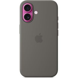 Apple iPhone 16 Funda de Silicona con MagSafe Gris Piedra