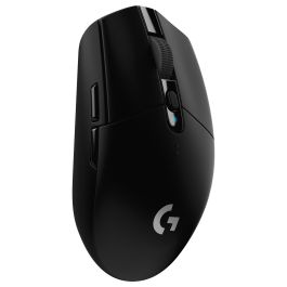 Logitech G305 Gaming, Ratón Inalámbrico para Gaming, Negro, Sensor Óptico HERO, Tecnología LIGHTSPEED, 12,000 DPI, 6 Botones, Diseño Ultraligero (99g)