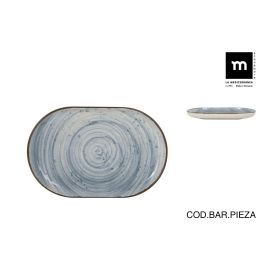 Fuente Ovalada Swirl Nordic Brillo 20x13x2 cm - Inde (24 Unidades) Precio: 63.99081612. SKU: B1AZKWCCFM
