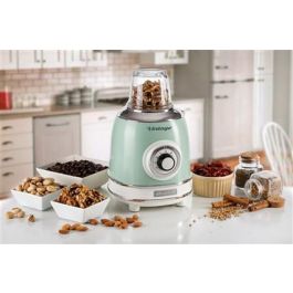 Ariete 583/04 Batidora de Vaso Vintage con Vaso de Vidrio, 4 Velocidades, Color Verde